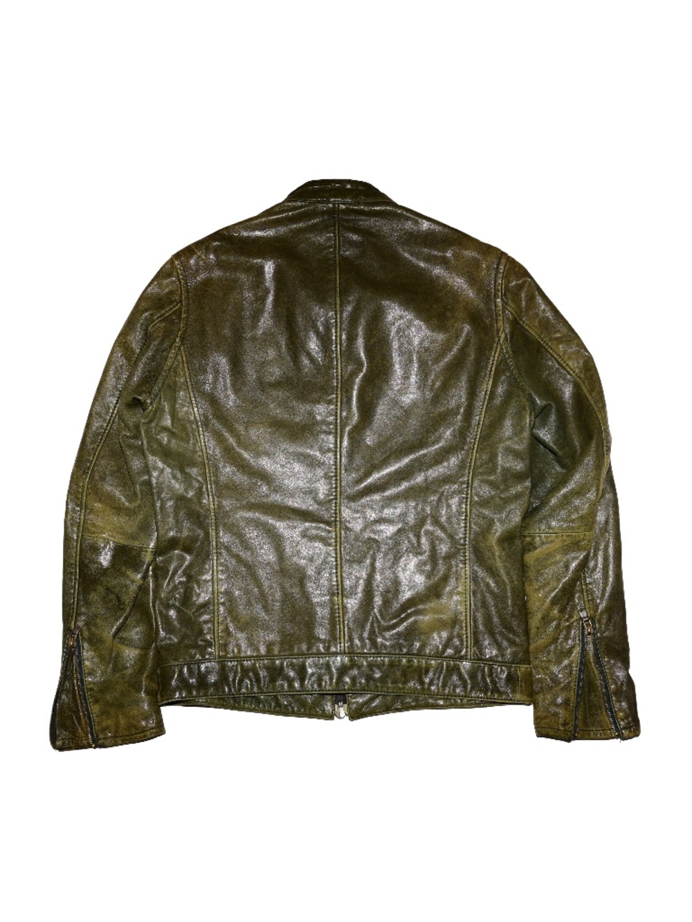 Adam et Rope Lambskin Leather Rider Jacket - Picture 2 of 6